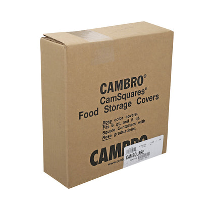Cambro Square Winter Rose Lids, 1 x 6 each Case - DOT product image 5