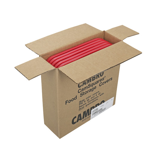 Cambro Square Winter Rose Lids, 1 x 6 each Case - DOT product image 4