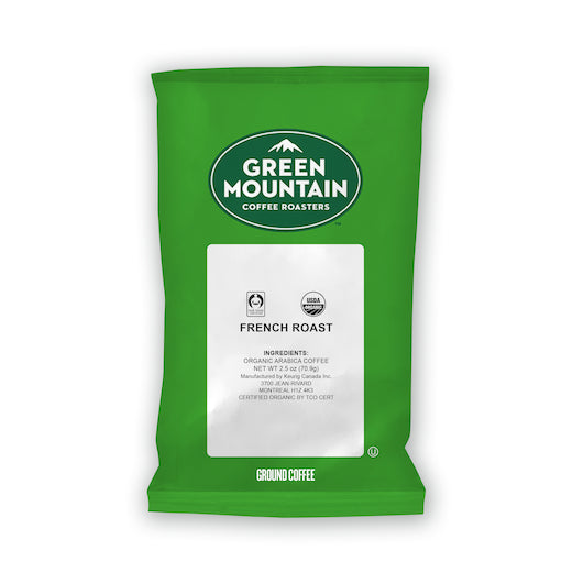 Green Mountain Coffee Ground French Roast, 1 x 50 each Case - Coffee & Tea