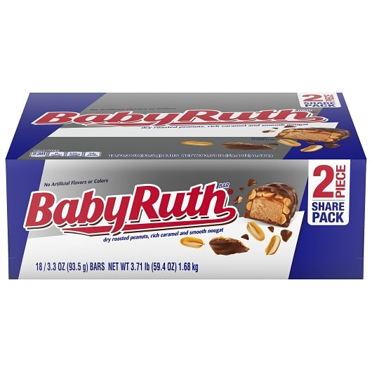 Baby Ruth Chocolate Bar, 8 x 18 x 3.3 oz Case - DOT product image 2