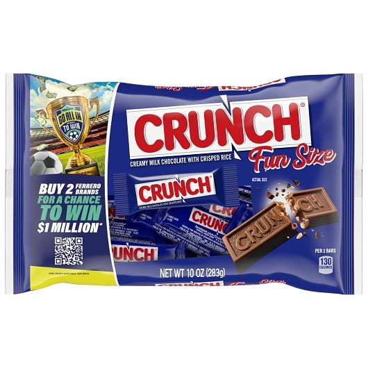 Crunch Large Fun Size, 12 x 10 oz Case - Candy & Confections
