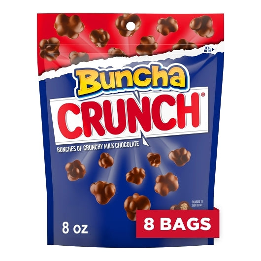 Crunch Buncha Stand Up Bag, 8 x 8 oz Case - Disposables