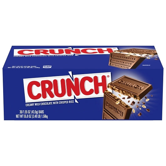 Crunch Singles Bar, 10 x 36 x 1.55 oz Case - Candy & Confections