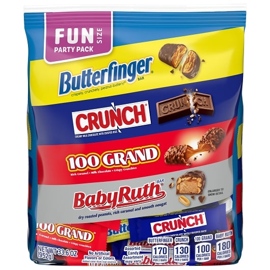 Mixed Brands Assorted Chocolate Candy Fun Size, 4 x 33.6 oz Case - Candy & Confections