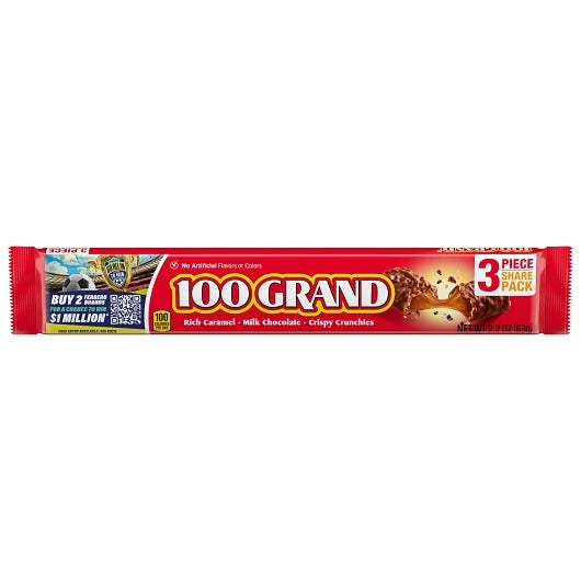 100 Grand Share Pack, 6 x 24 x 2.2 oz Case - Candy & Confections - image 2