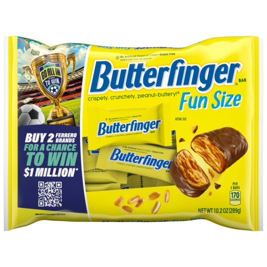 Butterfinger Fun Size, 12 x 10.2 oz Case - Candy & Confections
