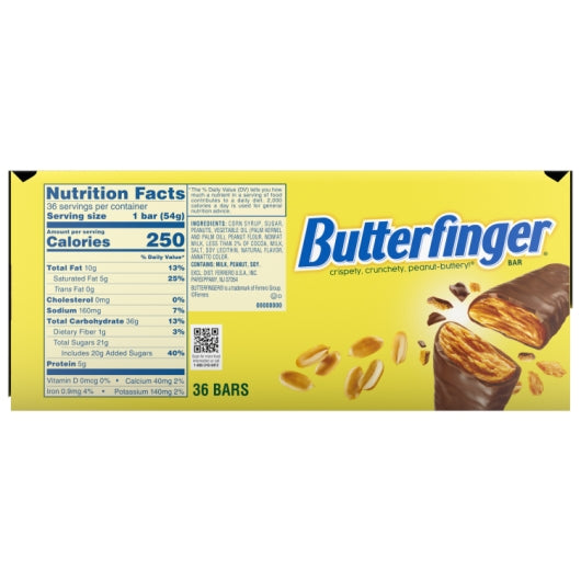 Butterfinger Singles Chocolate Bars, 8 x 36 x 1.9 oz Case - DOT product image 7