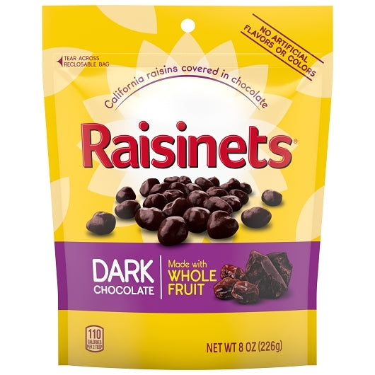 Raisinets Dark Stand Up Bag, 8 x 8 oz Case - DOT product image 3