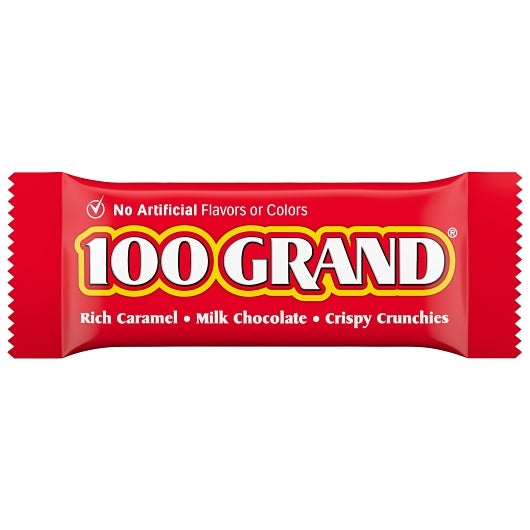 100 Grand Fun Size Chocolate Bar Bag, 6 x 10 oz Case - Front/center packaged product image