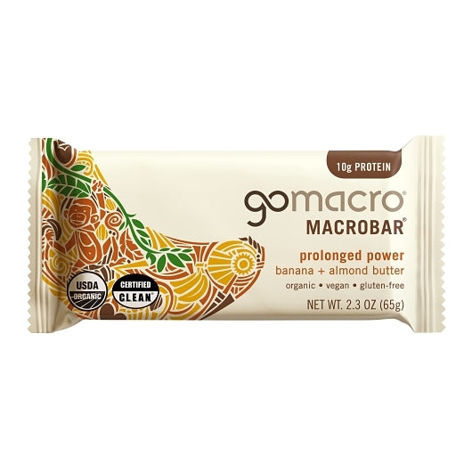 Gomacro Banana & Almond Butter Bar Master Case, 12 x 1 ct Case - Nuts & Seeds