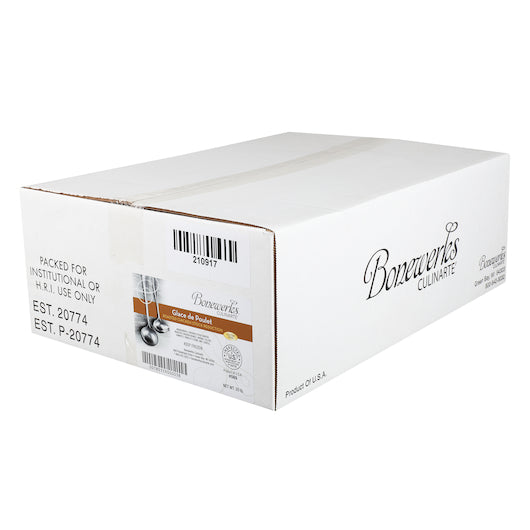 Bonewerks Culinarte Roasted Chicken Stock Reduction, 20 x 1 lb Case - GS1 closed shipping case image