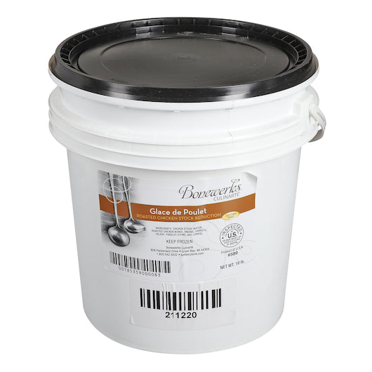 Bonewerks Culinarte Roasted Chicken Stock Reduction, 1 x 16 lb Case - GS1 closed shipping case image