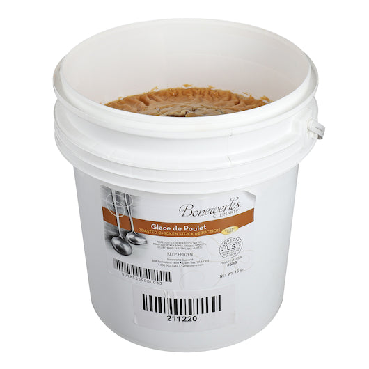 Bonewerks Culinarte Roasted Chicken Stock Reduction, 1 x 16 lb Case - Pantry Ingredients