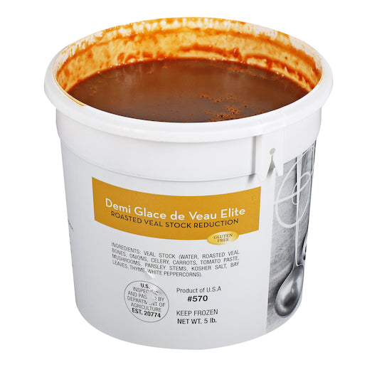 Bonewerks Culinarte Roasted Veal Stock Reduction, 4 x 5 lb Case - GS1 product shown out of package