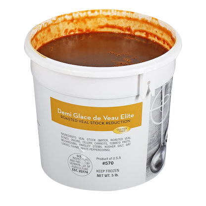 Bonewerks Culinarte Roasted Veal Stock Reduction, 4 x 5 lb Case - GS1 product shown out of package