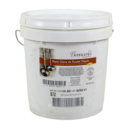 Bonewerks Culinarte Thickened Chicken Stock Reduction, 1 x 16 lb Case - GS1 closed shipping case image