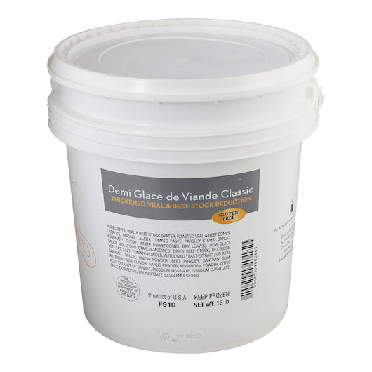 Bonewreks Demi Glace Thickened Veal & Beef Stock Reduction, 1 x 16 lb Case - GS1 closed shipping case image