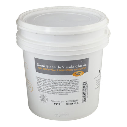 Bonewreks Demi Glace Thickened Veal & Beef Stock Reduction, 1 x 16 lb Case - GS1 closed shipping case image
