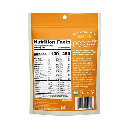 Peeled Much Ado Organic Dried Mango, 12 x 2.8 oz Case - DOT product image 2