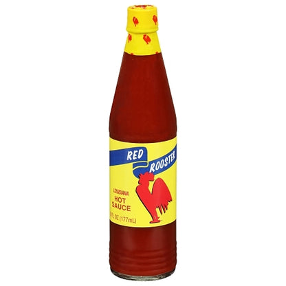 Louisiana Hot Sauce Red Rooster Hot Sauce Bottle, 24 x 6 fl oz Case - Condiments & Sauces
