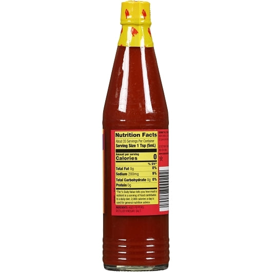 Louisiana Hot Sauce Red Rooster Hot Sauce Bottle, 24 x 6 fl oz Case - DOT product image 6