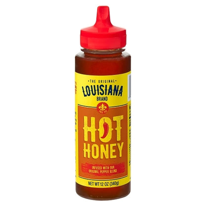 Louisiana Hot Sauce Hot Honey Bottle, 6 x 12 oz Case - Condiments & Sauces