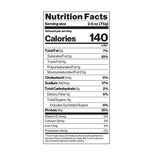 Just Meat Original, 2 x 5 lb Case - Prepared Foods