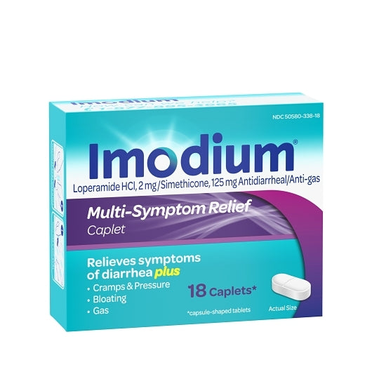 Imodium Multi-Symptom Relief, 6 x 6 x 18 ct Case - Alternate product angle or state