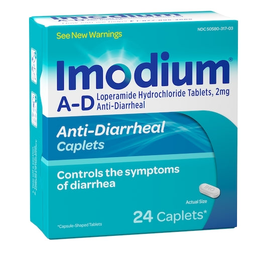 Imodium A-D Caplets, 4 x 6 x 24 ct Case - DOT product image 6