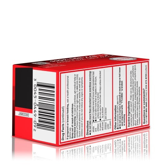 Tylenol Johnson & Extra Strength Acetaminophen Caplets, 8 x 6 x 100 ct Case - Alternate product angle or state