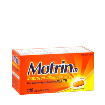 Motrin Caplets, 8 x 6 x 100 ct Case - DOT product image 4