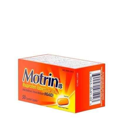 Motrin Caplets, 8 x 6 x 50 ct Case - DOT product image 7