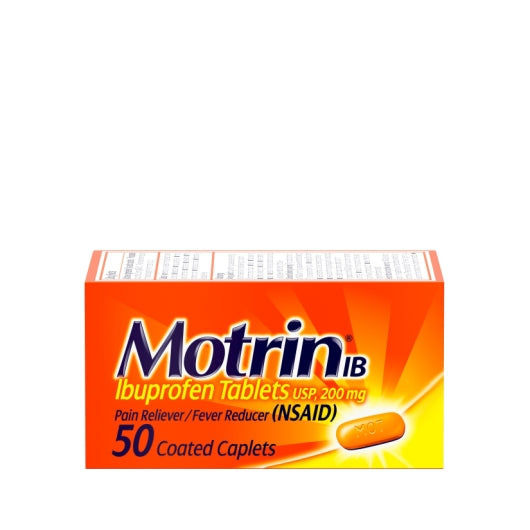 Motrin Caplets, 8 x 6 x 50 ct Case - DOT product image 5
