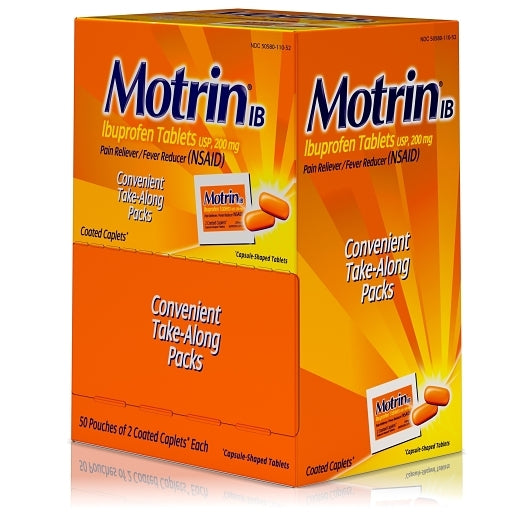 Motrin Ibuprofen Tablets, 12 x 100 ct Case - DOT product image 7