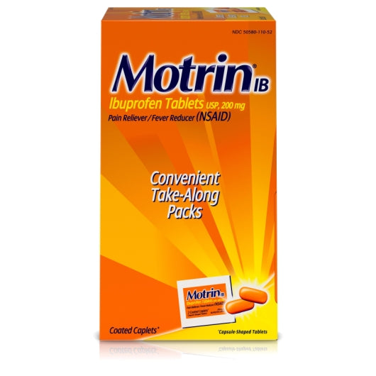 Motrin Ibuprofen Tablets, 12 x 100 ct Case - DOT product image 6