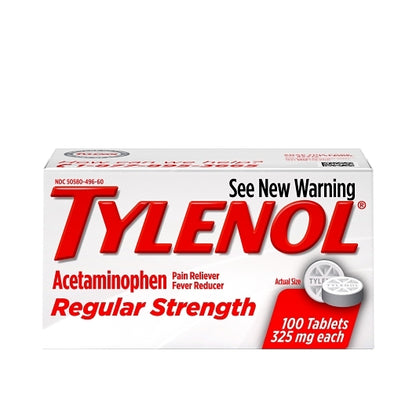 ESK Plus Regular Strength Acetaminophen 325 Mg Tablets, 12 x 6 x 100 ct Case - Health & Personal Care
