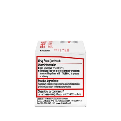 ESK Plus Regular Strength Acetaminophen 325 Mg Tablets, 12 x 6 x 100 ct Case - Alternate product angle or state
