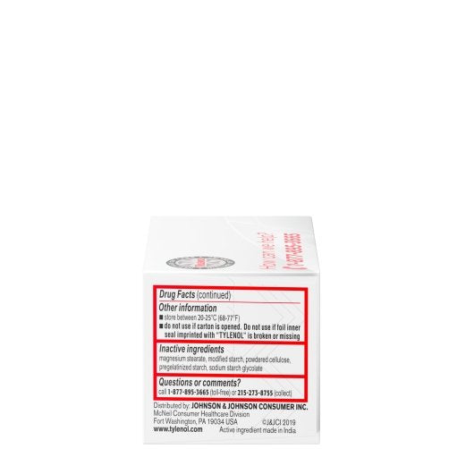 ESK Plus Regular Strength Acetaminophen 325 Mg Tablets, 12 x 6 x 100 ct Case - Alternate product angle or state