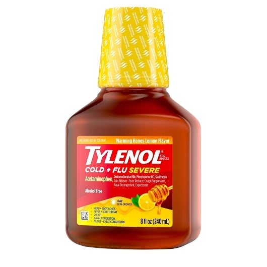 Tylenol Cough & Congestion Liquid, 8 x 3 x 8 fl oz Case - DOT product image 7