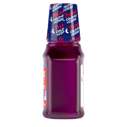 Tylenol Cold Flu Wildberry Cough Bottle Syrup Bottle, 8 x 3 x 8 fl oz Case - DOT product image 7