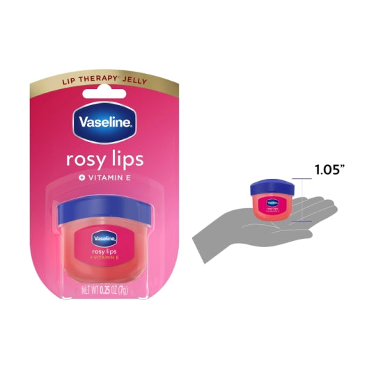 Vaseline LIP THERAPY ROSY LIPS, 4 x 8 x 0.25 oz Case - Nutrition facts label