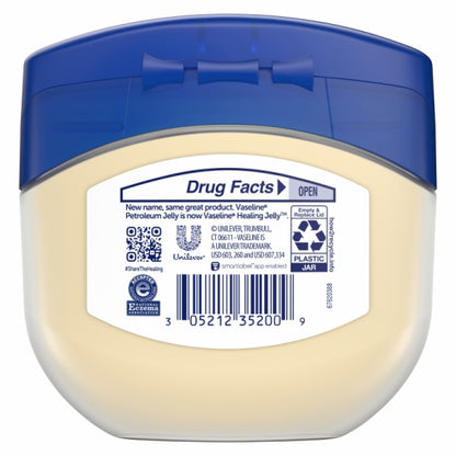 Vaseline PETROLEUM JELLY, 6 x 6 x 7.5 oz Case - Alternate product angle or state