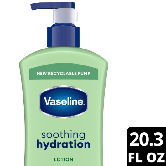 Vaseline Skin Care Aloe Soothe, 4 x 20.3 fl oz Case - Health & Personal Care