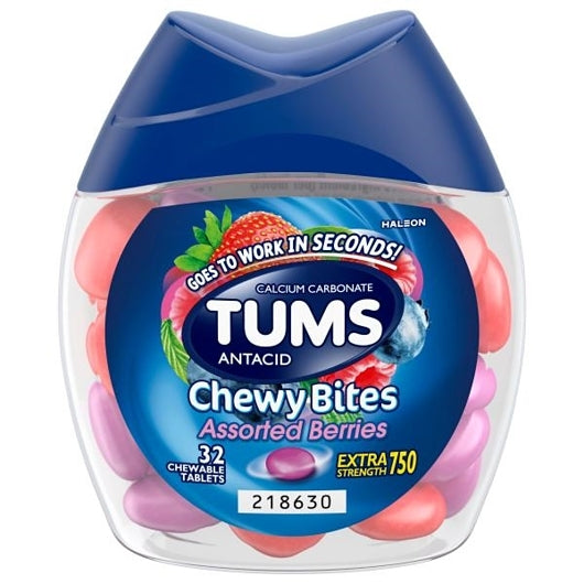 Tums Assorted Berry Chewy Bites 3X32 Each (Pack Of 8) - DOT product image 2