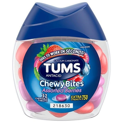 Tums Assorted Berry Chewy Bites 3X32 Each (Pack Of 8) - DOT product image 2