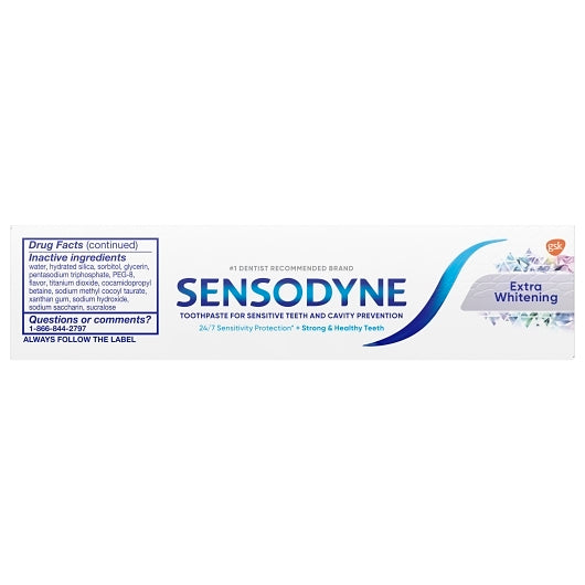Sensodyne Extra White, 2 x 6 x 2.7 oz Case - DOT product image 3