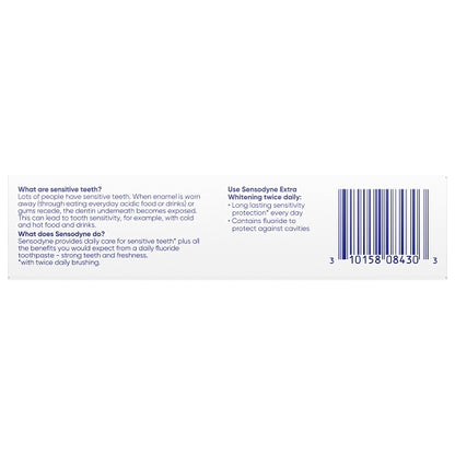 Sensodyne Extra White, 2 x 6 x 2.7 oz Case - DOT product image 5