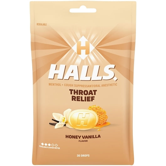 Halls Honey Cough Drops, 4 x 12 x 30 ct Case - DOT product image 4