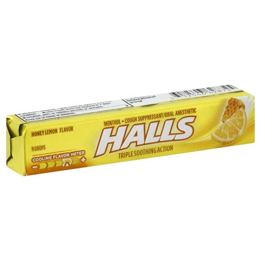 Halls Honey Lemon Cough Drops, 24 x 20 x 9 ct Case - DOT product image 5