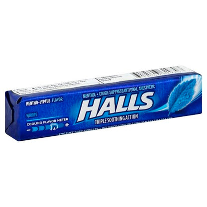 Halls Menthol Eucalyptus Cough Drops, 24 x 20 x 9 ct Case - DOT product image 5